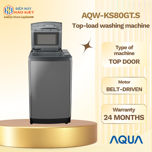 AQW-KS80GT.S - Máy Giặt Lồng Đứng