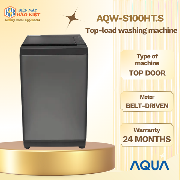AQW-S100HT.S - Máy Giặt Lồng Đứng