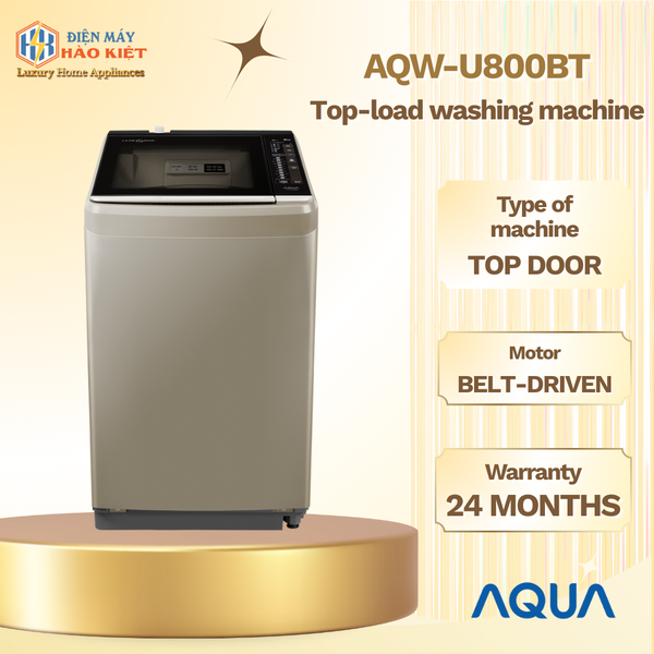 AQW-U800BT - Máy Giặt Thùng Nghiêng