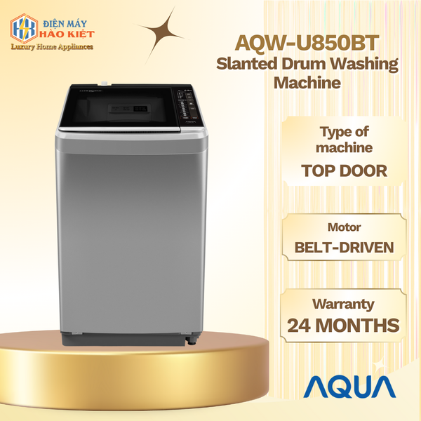 AQW-U850BT - Máy Giặt Thùng Nghiêng
