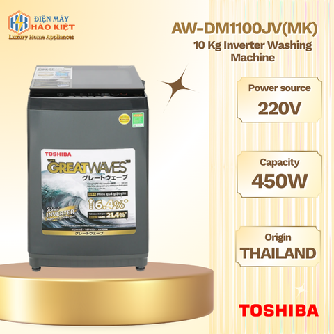 AW-DM1100JV(MK)_Máy Giặt Toshiba Inverter 10 Kg