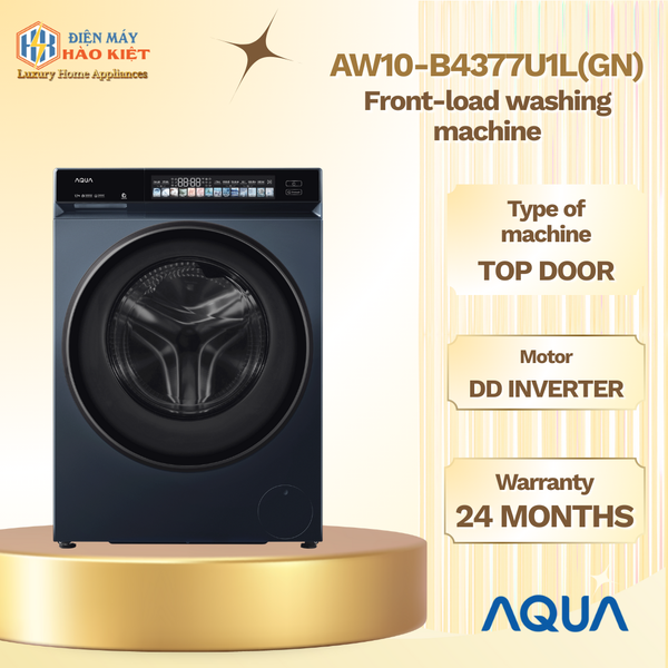 AW10-B4377U1L(GN) - Máy Giặt Lồng Ngang