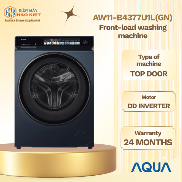 AW11-B4377U1L(GN) - Máy Giặt Lồng Ngang