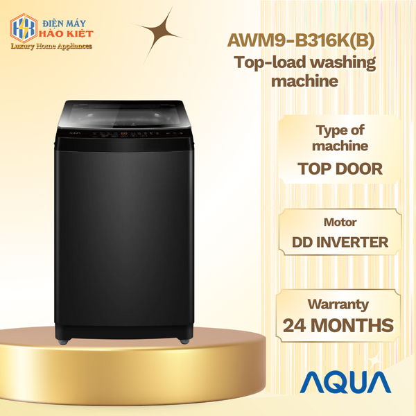 AWM9-B316K(B) - Máy Giặt Lồng Đứng