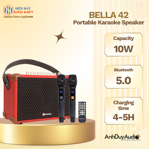 BELLA 42 - Loa Karaoke Xách Tay