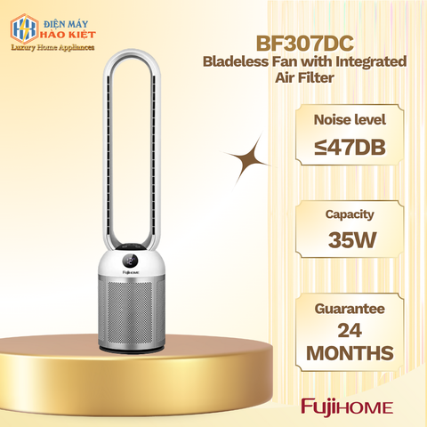 BF307DC - Quạt Không Cánh FujihomeTích Hợp Lọc Không Khí