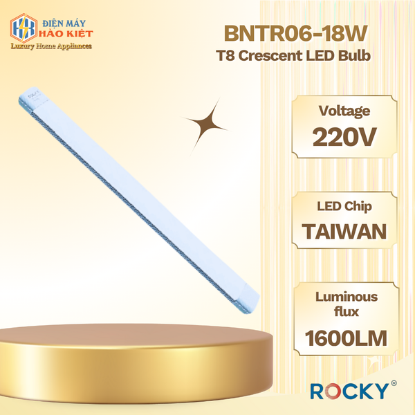 BNTR06-18W - Bóng Đèn Led T8 Bán Nguyệt