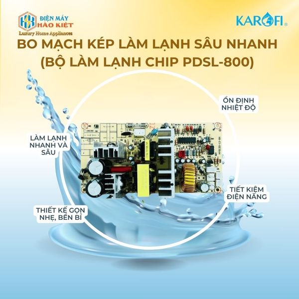 Bo mạch kép làm lạnh sâu nhanh (Bộ làm lạnh chip PDSL-800)