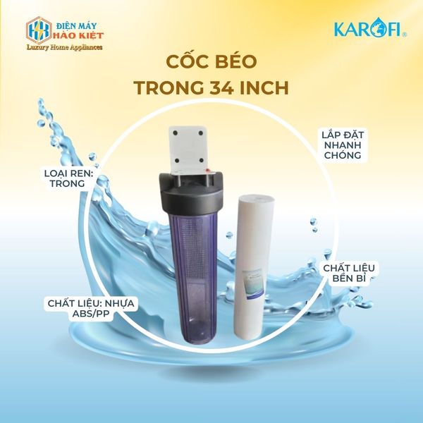 Cốc béo trong 34 inch