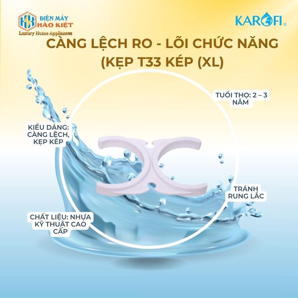 Càng lệch RO - Lõi chức năng (Kẹp T33 kép (XL)