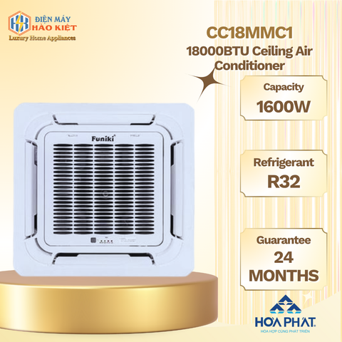 CC18MMC1 - Điều Hòa Âm Trần Funiki 18000btu 1 Chiều cc 18mmc1 Chính Hãng