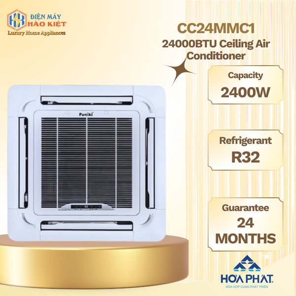 CC24MMC1 - Điều Hòa Âm Trần Funiki 24000btu 1 Chiều cc 24mmc1 Chính Hãng