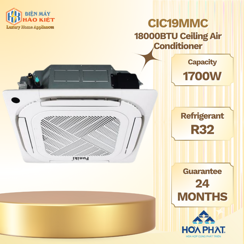 CIC19MMC - Điều Hòa Âm Trần Funiki 18000btu 1 Chiều Inverter cic 19mmc Chính Hãng