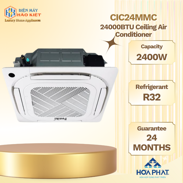 CIC24MMC - Điều Hòa Âm Trần Funiki 24000btu 1 Chiều cc 24mmc1 Chính Hãng