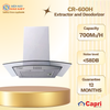 CR-600H - Máy Hút Và Khử Mùi Capri 6 Tấc CR 600H