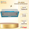 CR-602H - Máy Hút Và Khử Mùi Capri 6 Tấc CR 602H
