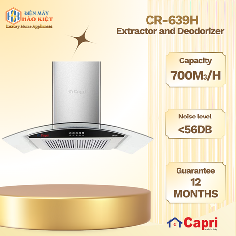CR-639H - Máy Hút Và Khử Mùi Capri 8,5 Tấc CR 639H