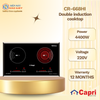 CR-668HI - Bếp Điện Đôi 1 Từ 1 Hồng Ngoại Capri CR 668HI