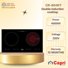 CR-804KT - Bếp Điện Đôi 1 Từ 1 Hồng Ngoại Capri CR 804KT