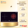 CR-823KT - Bếp Điện Đôi 1 Từ 1 Hồng Ngoại Capri  CR 823KT