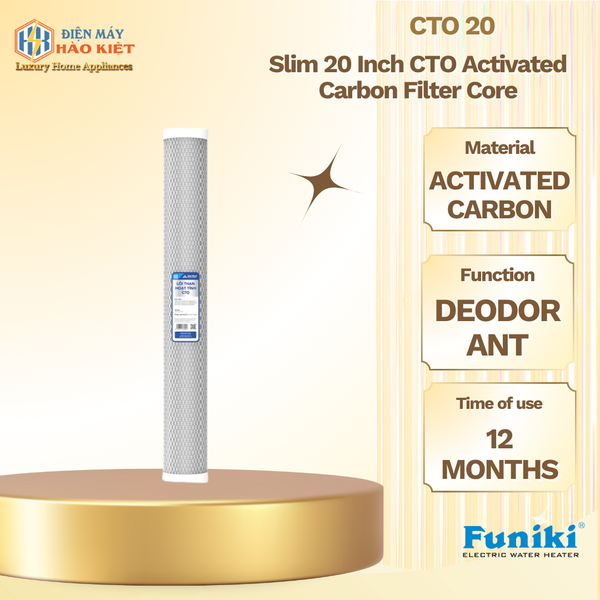 CTO 20 - Lõi Lọc Than Hoạt Tính CTO 20 Ich Gầy