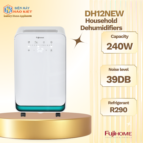 DH12NEW - Máy Hút Ẩm Fujihome Dân Dụng