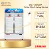 DL-12000A - Tủ Mát 2 Cánh Darling Đèn Led 1100L