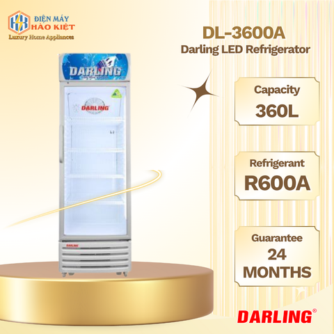 DL-3600A - Tủ Mát Darling Đèn Led 360L