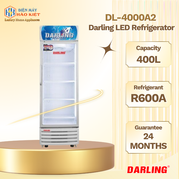 DL-4000A2 - Tủ Mát Darling Đèn Led 400L