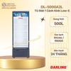 DL-5000A2L - Tủ Mát 1 Cánh Darling 500L – Kính Low-E – Đèn Led