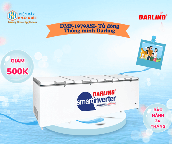 DMF-1979ASI - Tủ Đông 4 Cánh Darling Smart Inverter