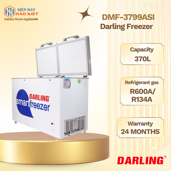 DMF-3799ASI - Tủ Đông Thông Minh Darling Inverter 1 Ngăn 370L