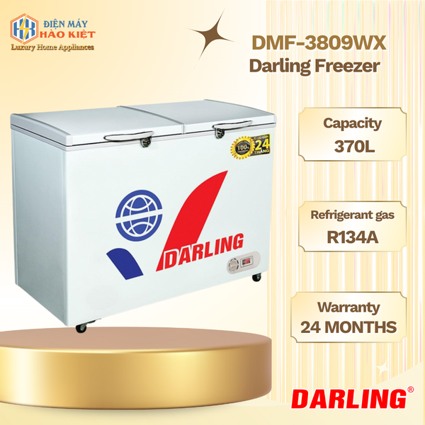 DMF-3809WX - Tủ Đông Darling 2 Ngăn 370L