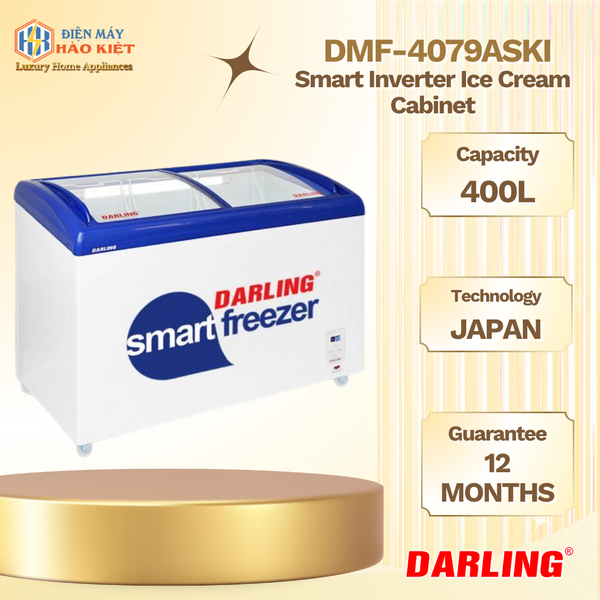 DMF-4079ASKI - Tủ Kem Thông Minh Inverter 400L
