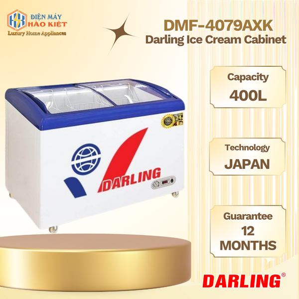 DMF-4079AXK - Tủ Kem Darling 400L
