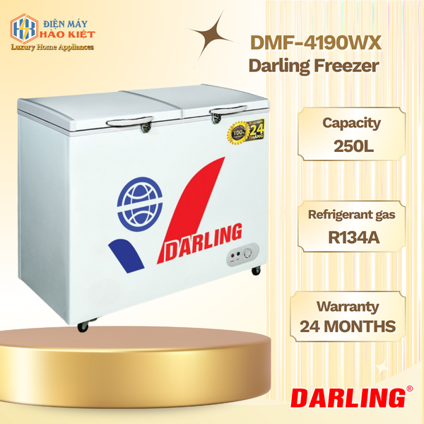 DMF-4190WX - Tủ Đông Darling 2 Ngăn 250L