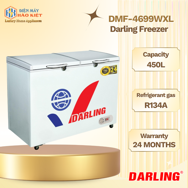DMF-4699WXL - Tủ Đông Darling 2 Ngăn 450L