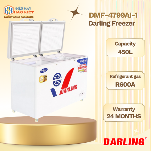DMF-4799AI-1 - Tủ Đông Darling Inverter 1 Ngăn 450L