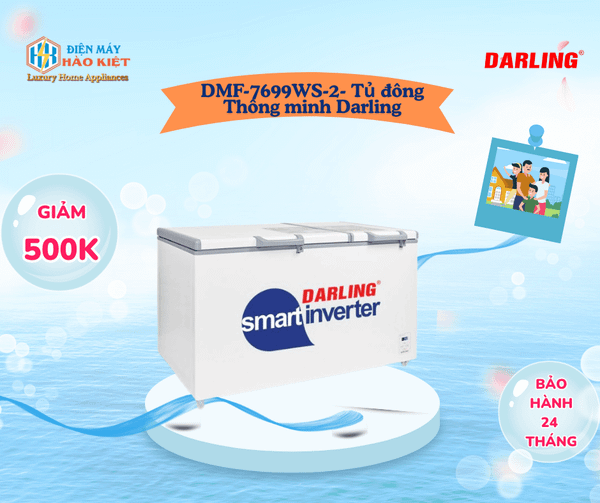 DMF-7699WS-2 - Tủ Đông Mát 2 Ngăn Smart Darling