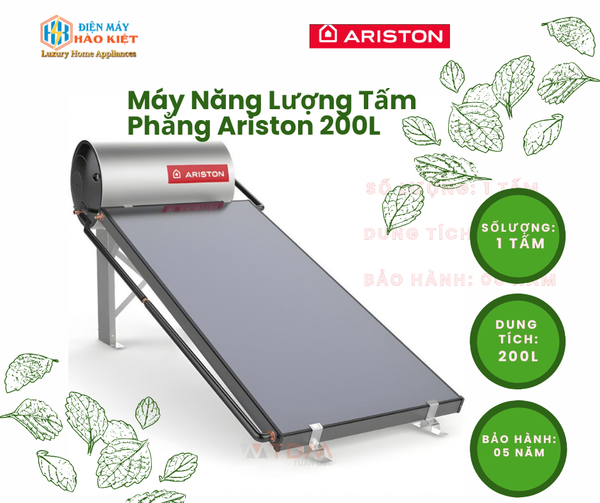 DR-2 200-1 N TR/TT - Máy Năng Lượng Tấm Phẳng Ariston 200L