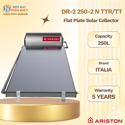 DR-2 250-2 N TTR/TT - Máy Năng Lượng Tấm Phẳng Ariston 250L