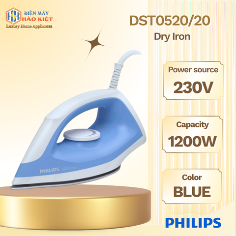 DST0520/20 - Bàn Ủi Khô Philips _ 1200W