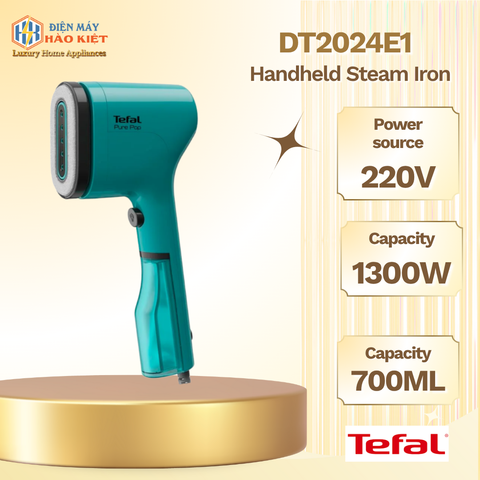 DT2024E1 - Bàn Ủi Hơi Nước Cầm Tay Tefal - Xanh lơ