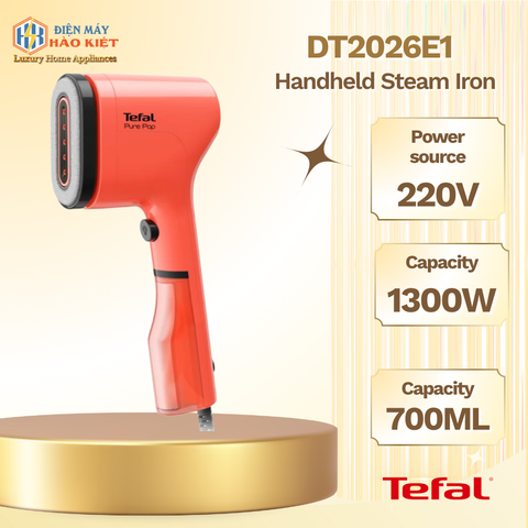 DT2026E1 - Bàn Ủi Hơi Nước Cầm Tay Tefal - Cam