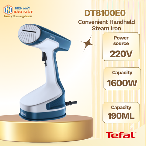 DT8100E0 - Bàn Ủi Hơi Cầm Tay Tiện Lợi Tefal - 1600W