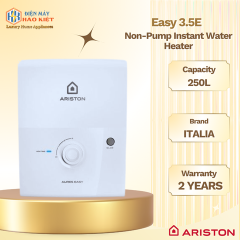 Easy 3.5E - Máy Nước Nóng Trực Tiếp Easy 3.5E - Không Bơm