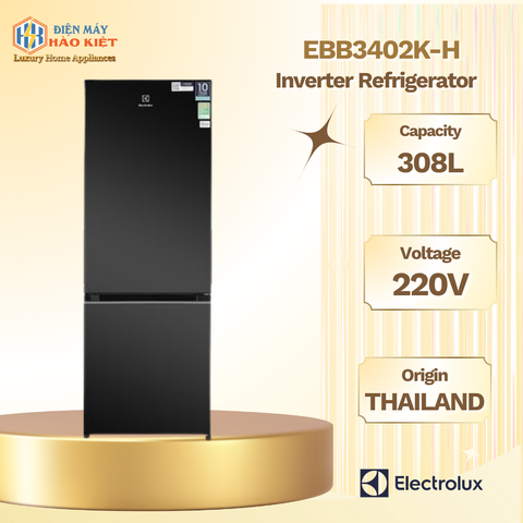 EBB3402K-H - Tủ Lạnh Electrolux Inverter - 308 Lít