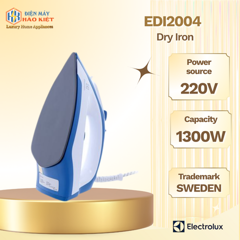 EDI2004 - Bàn Ủi Khô Electrolux - Trắng Xanh