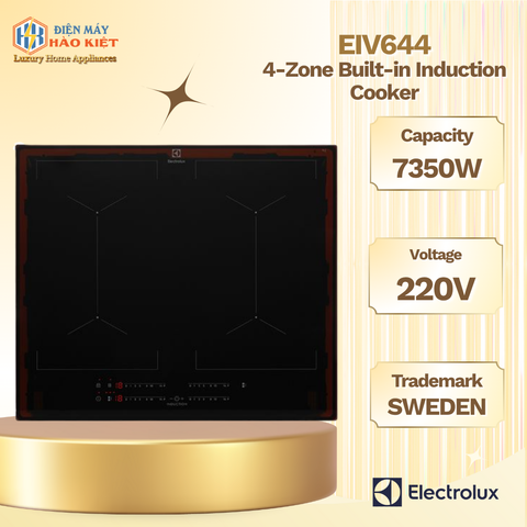 EIV644 - Bếp Từ 4 Vùng Nấu Lắp Âm Electrolux