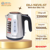 EKJ-15EVS-ST - Bình Đun Siêu Tốc Sharp_1.5 Lít - Inox